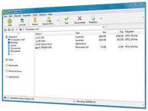 نرم افزار peazip نرم افزار فشرده سازی فایل