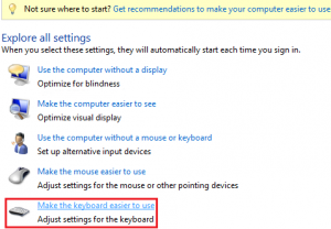 رفع مشکل کیبورد